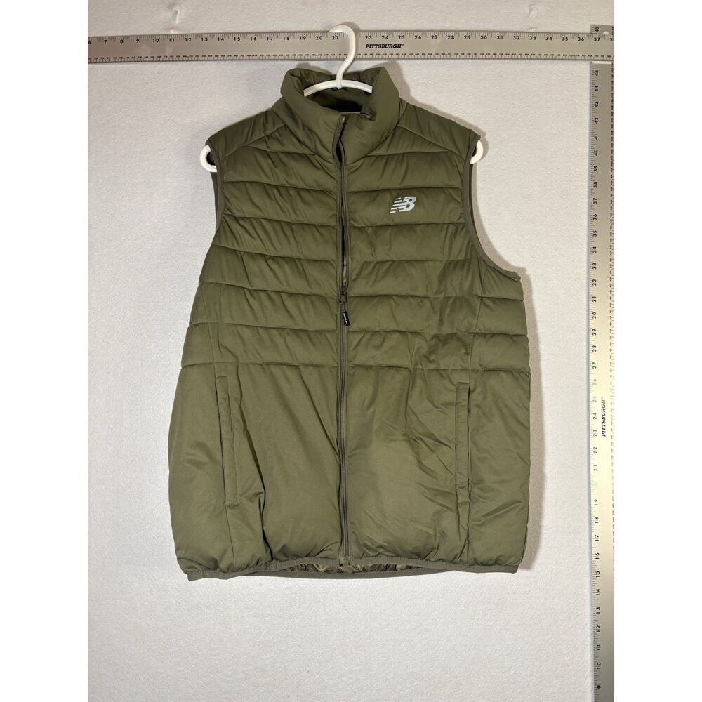 New Balance Polyester Vest Green Men’s Size Medium